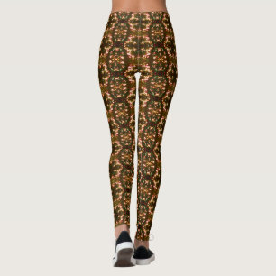 Sunrise Christmas Lights Muted Pattern 22 Leggings