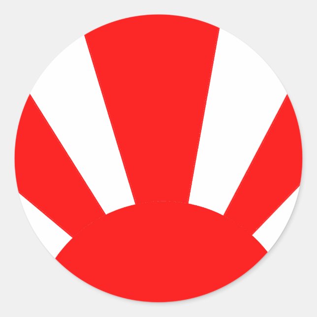 Sunrise Classic Round Sticker (Front)