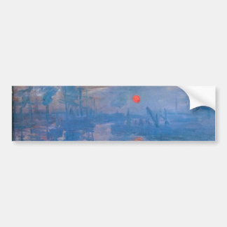 Sunrise - Claude Monet Bumper Sticker