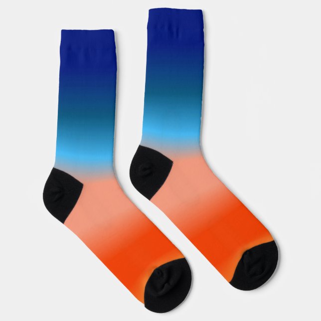 Sunrise Colours Ombre Socks (Right)
