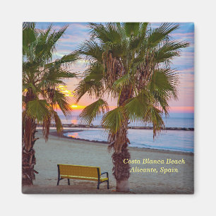 Sunrise, Costa Blanca Beach, Spain Magnet