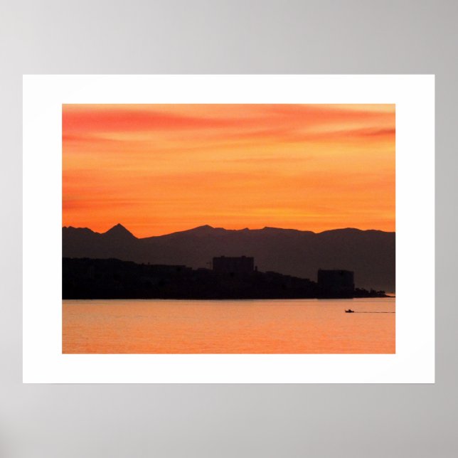 Sunrise, Costa del Sol, Spain Poster (Front)
