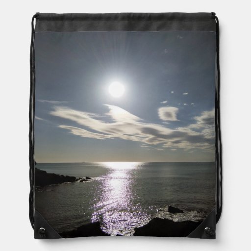Sunrise Drawstring Backpack by IreneDesign2011