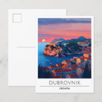 Sunrise Dubrovnik Croatia Travel 