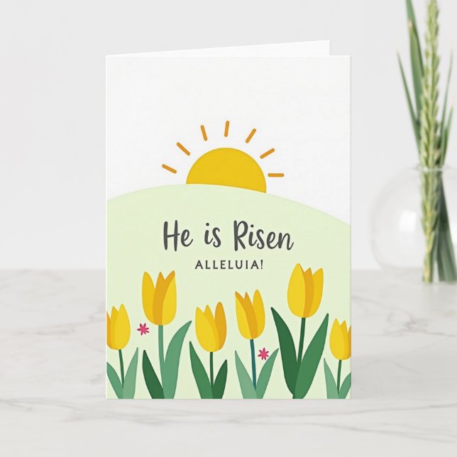 Sunrise Easter Celebration Card (Front)