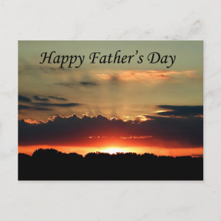 Sunrise Father's Day postcard