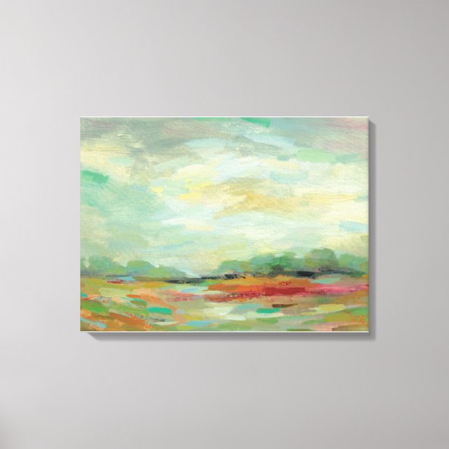 Sunrise Field Abstract Print | Silvia Vassileva (Front)