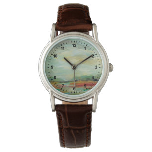 Sunrise Field Abstract Print   Silvia Vassileva Watch