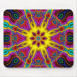 Sunrise Fractal Mouse Mat
