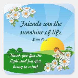Sunrise ~ Friendship Sticker