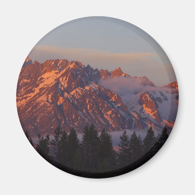 Sunrise From Colter Bay Magnet (Front)