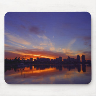 Sunrise From San Diego Bay Mouse Mat
