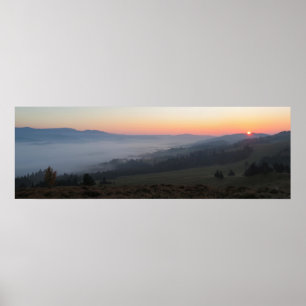 Sunrise from Wysoki Wierch Pieniny Poster