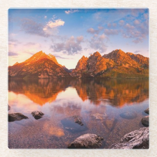 Sunrise Glass Coaster (Front)