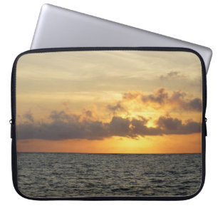 Sunrise Glory Folly Beach Laptop Sleeve