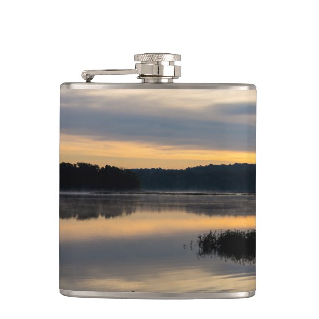 Sunrise Glory Hip Flask (Front)