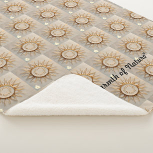 "Sunrise Glory" Sherpa Blanket