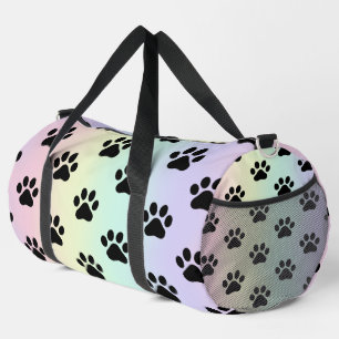Sunrise Gradient Paw Print Pet Bag