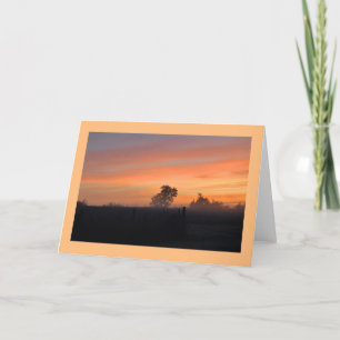 Sunrise Holiday Card