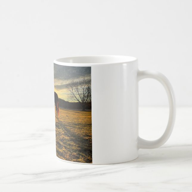 Sunrise horse mug (Right)