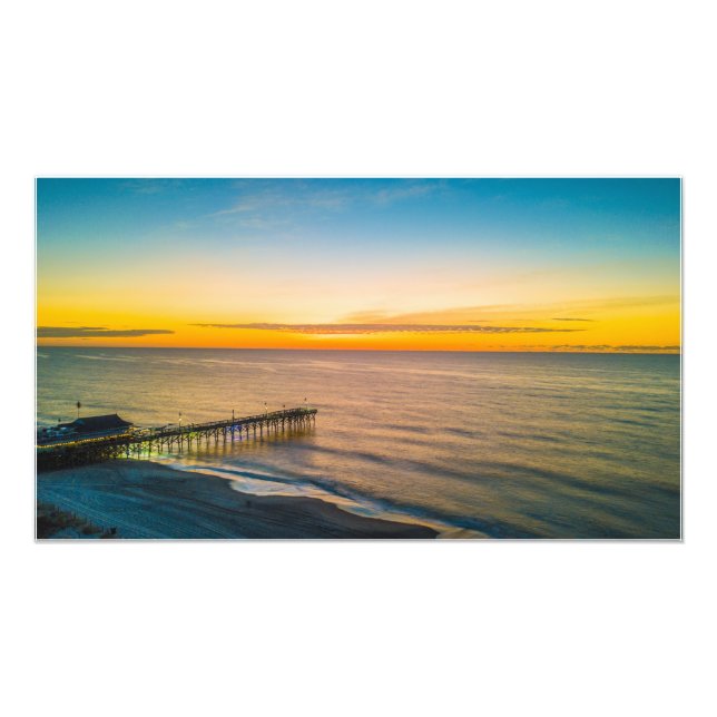 Sunrise in Beautiful Myrtle Beach, South Carolina Photo Print (Front)