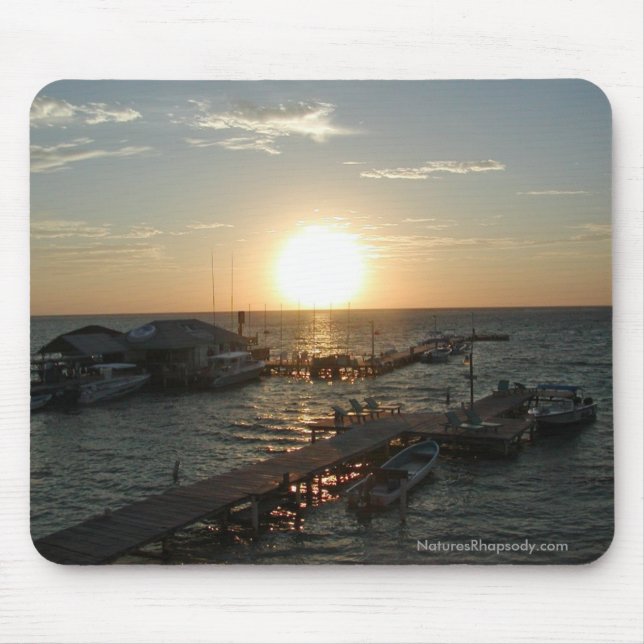 Sunrise In Belise Mousepad By Nature's Rhapsody (Front)