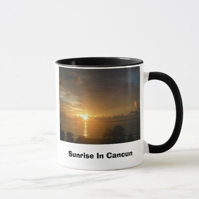 Sunrise In Cancun Mug (Right)