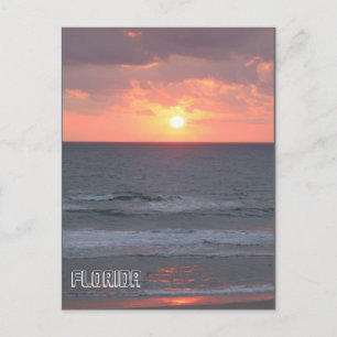 Sunrise in Florida Postcard