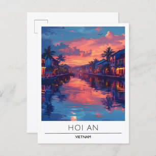 Sunrise in Hoi An Vietnam Travel  Postcard