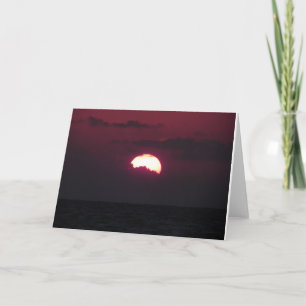 Sunrise In Mexico Card