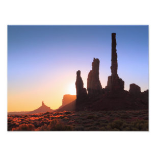 Sunrise in Monument Valley, Arizona Photo Print