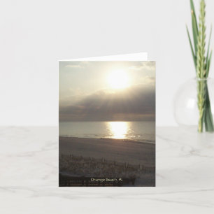 Sunrise in Orange Beach, AL Note Card