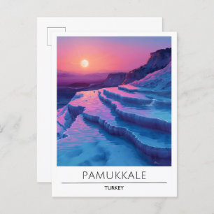 Sunrise in Pamukkale Turkey Travel  Postcard