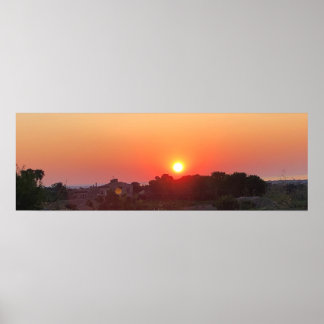 Sunrise in Sicily Poster