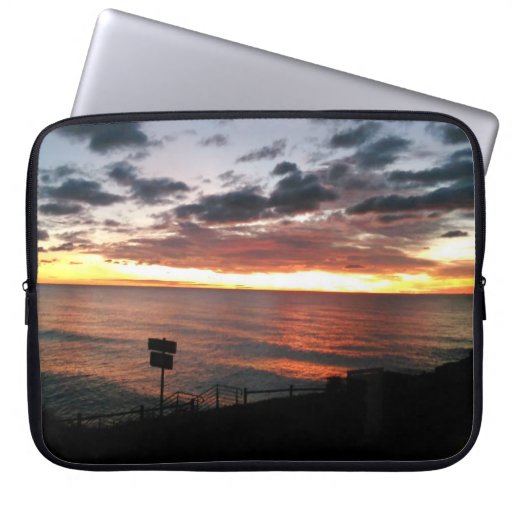 Sunrise in Spain Laptop Sleeve by IreneDesign2011