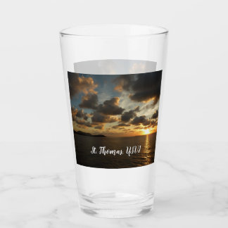 Sunrise in St. Thomas I US Virgin Islands Glass