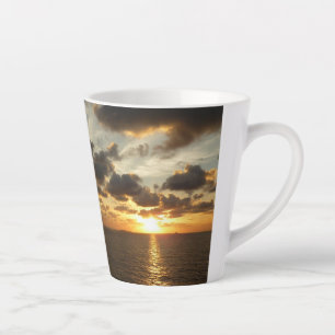 Sunrise in St. Thomas I US Virgin Islands Latte Mug