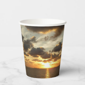 Sunrise in St. Thomas I US Virgin Islands Paper Cups