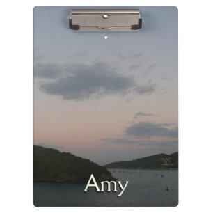 Sunrise in St. Thomas III US Virgin Islands Clipboard