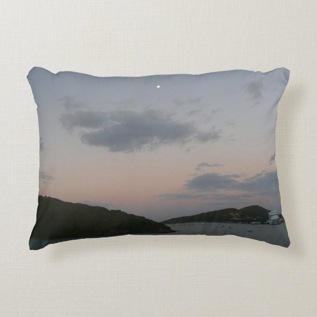 Sunrise in St. Thomas III US Virgin Islands Decorative Cushion (Front)