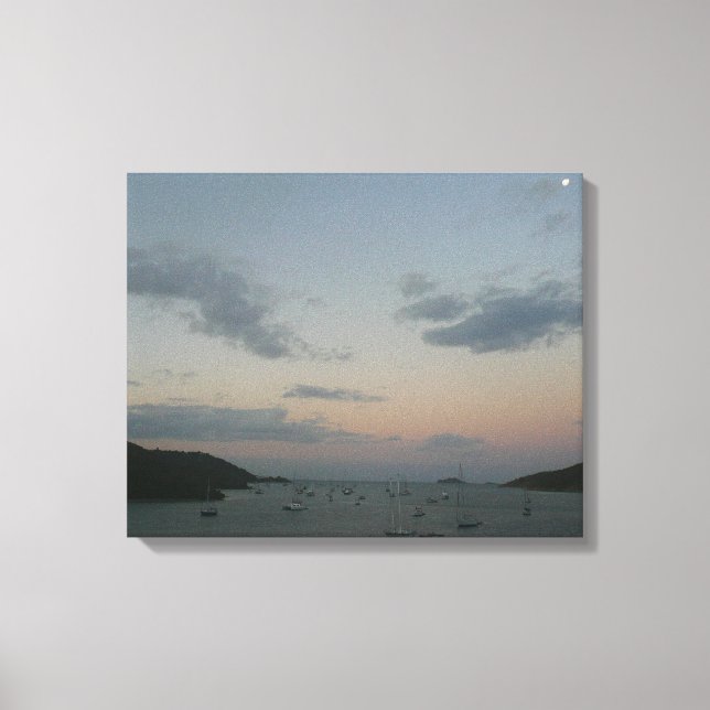 Sunrise in St. Thomas IV US Virgin Islands Canvas Print (Front)