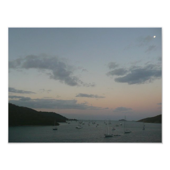 Sunrise in St. Thomas IV US Virgin Islands Photo Print (Front)