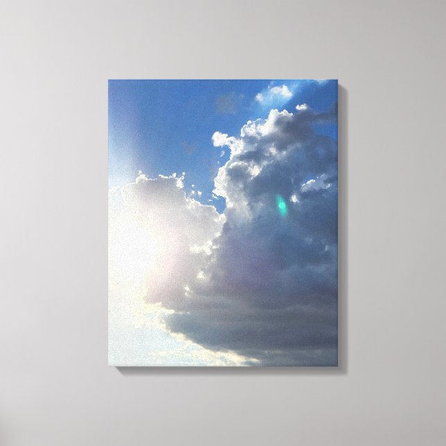 Sunrise in the Clouds Photo Canvas Print (Front)