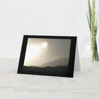 Sunrise in the high desert card