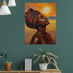Sunrise in the Serengeti Poster