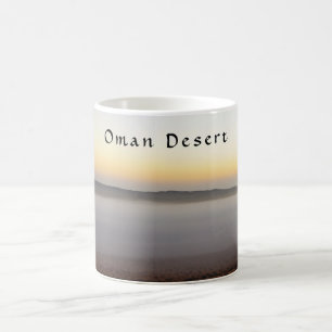 Sunrise in Wahiba Sands desert in Oman Coffee Mug