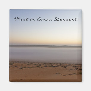 Sunrise in Wahiba Sands desert in Oman Magnet