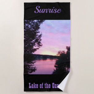 Sunrise Lake of the Ozarks Beach Towel