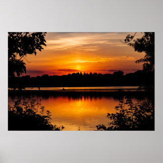 "Sunrise Lake" Poster/Wall Decor