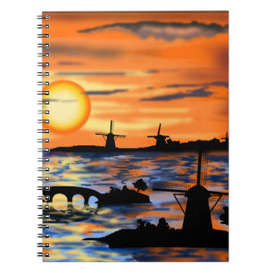Sunrise Landscape Notebook